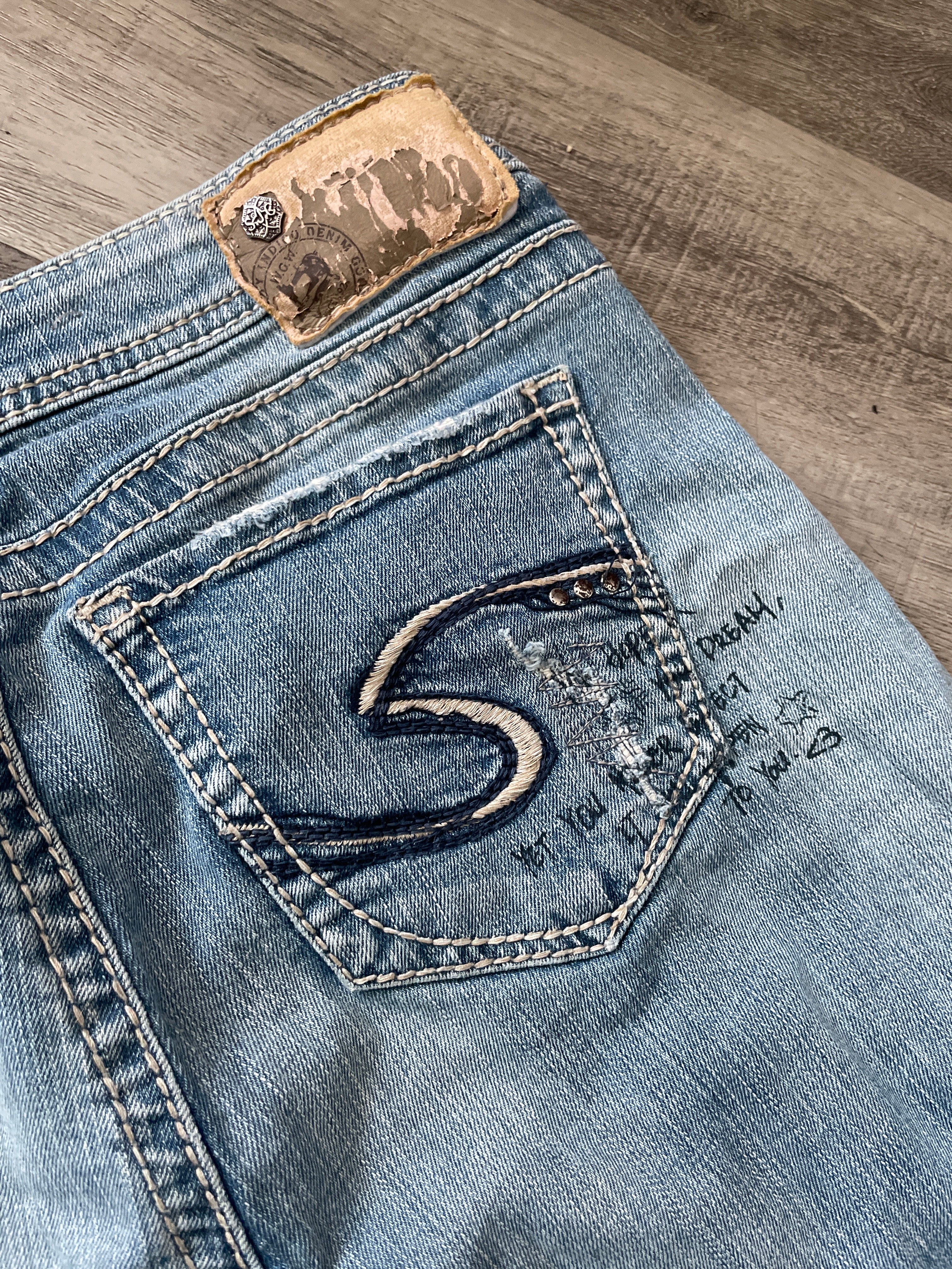Vintage Silver denim